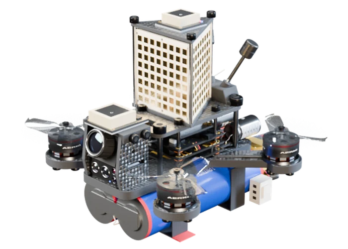 Phased array radar drone